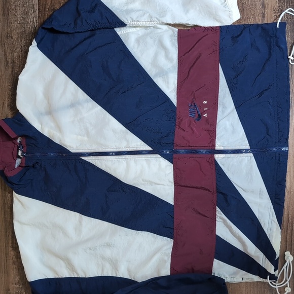 Vintage 90s Nike Air x FootACTION Full Zip Track Jacket in Sunburst Size Xl - Picture 7 of 13